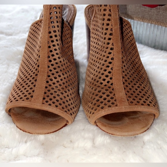 TORY BURCH Jesse Perforate Suede Ankle Bootie - Picture 7 of 10